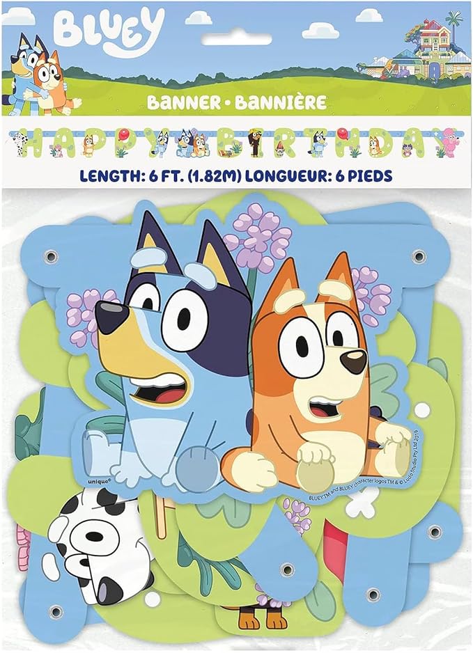Bluey Jointed Banner (x1u)
