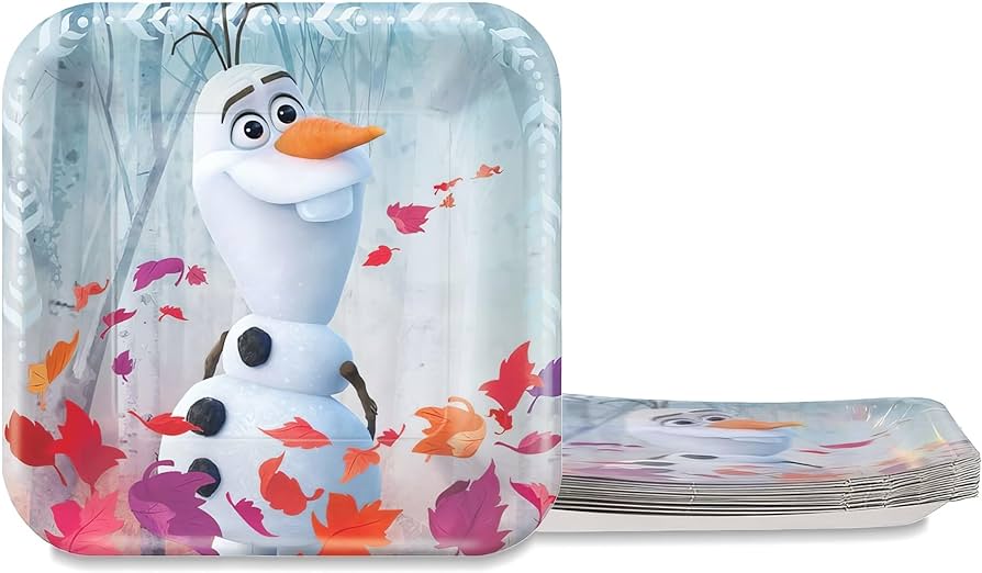 Frozen 2 Plates (x8u) 7"