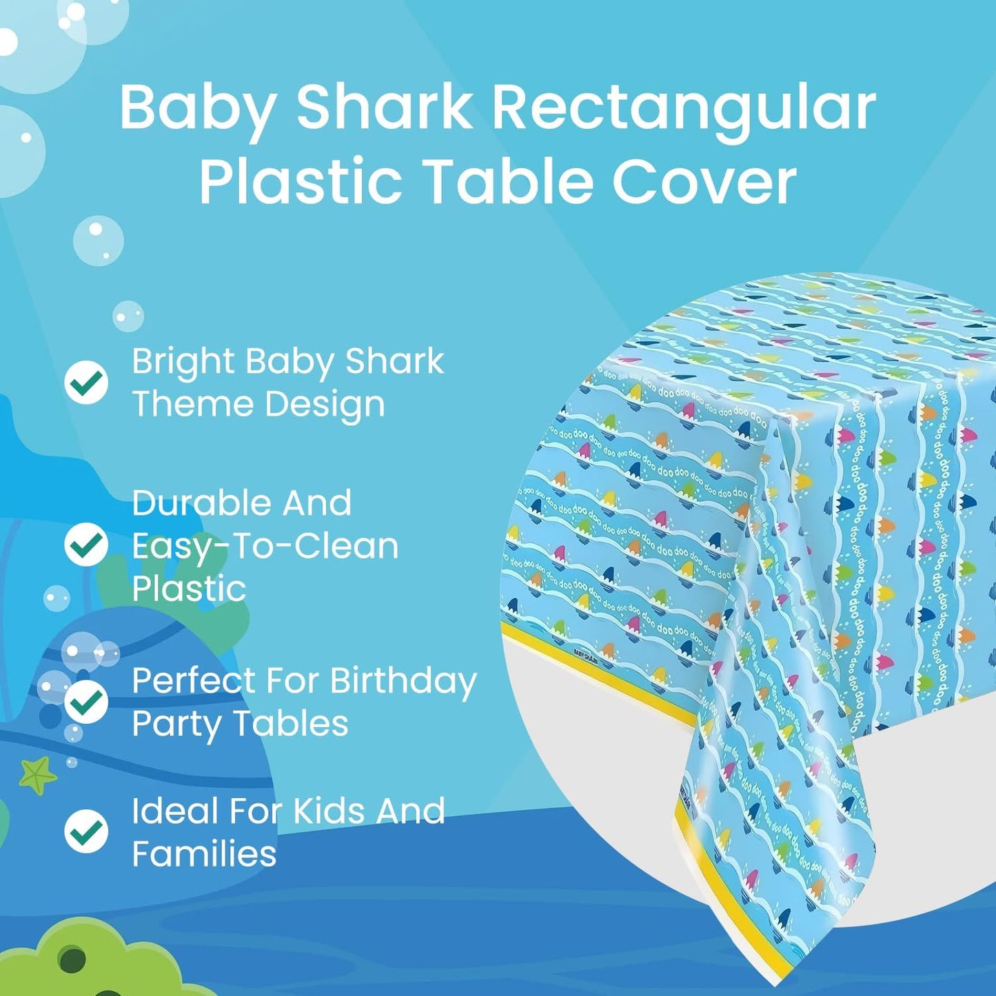 Baby Shark Mantel 54x84in (x1u)