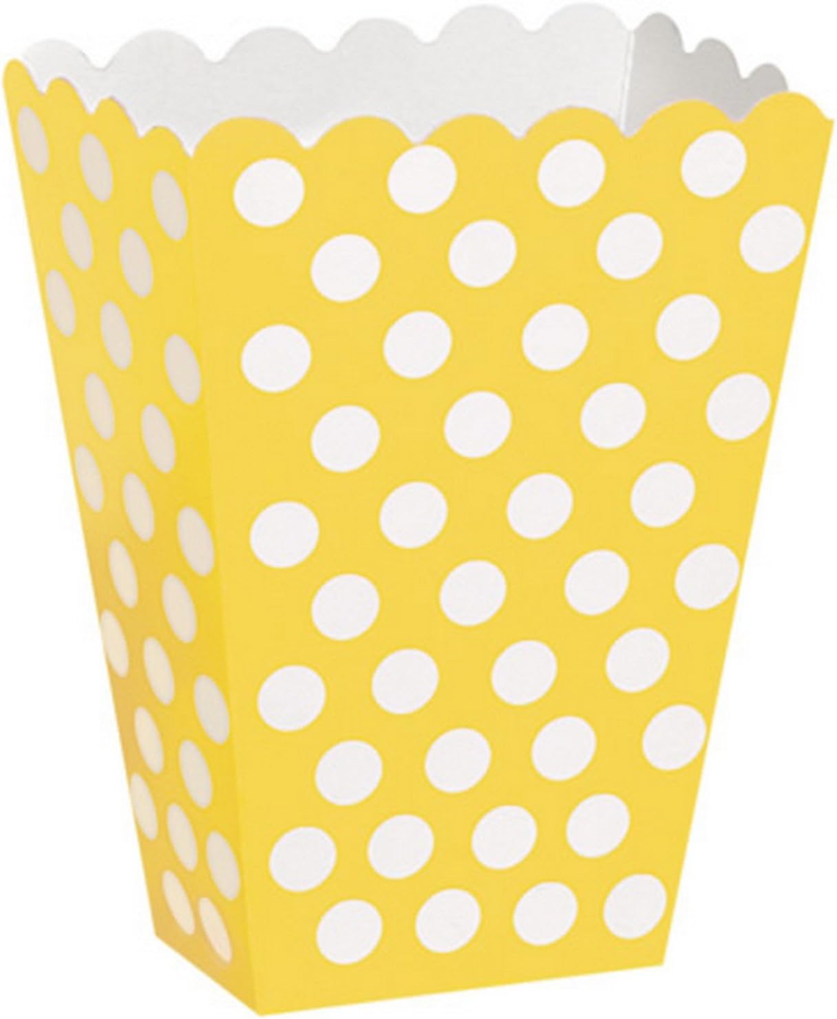 Treat Boxes Dots Yellow (x8u)