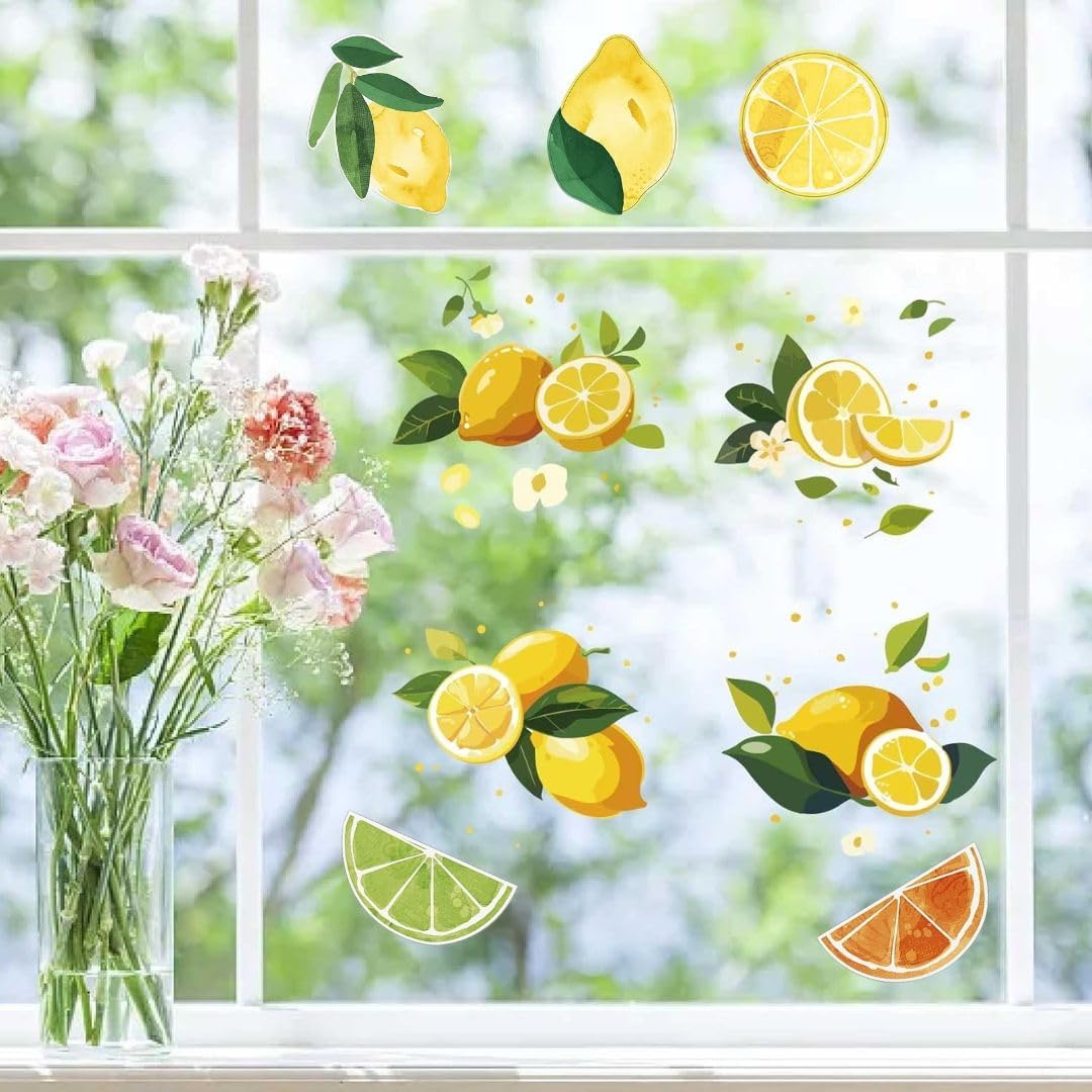 Summer Citrus Window Cling