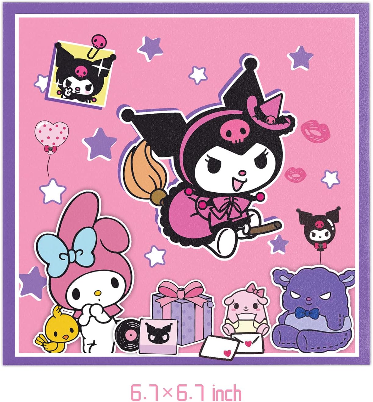Kuromi Lunch Napkins (x20u)