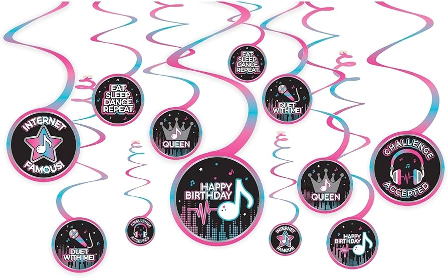 Tik Tok Espirales Decorativos (x12u)