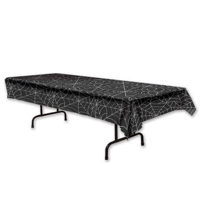 Halloween Tablecover Spider Web 108x54"(x1u)