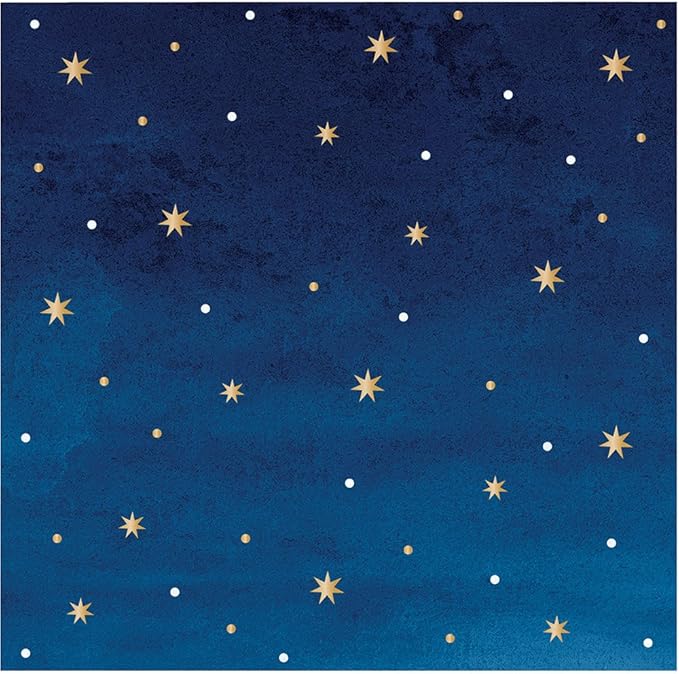 Star Night Beverage Napkins (x24u)