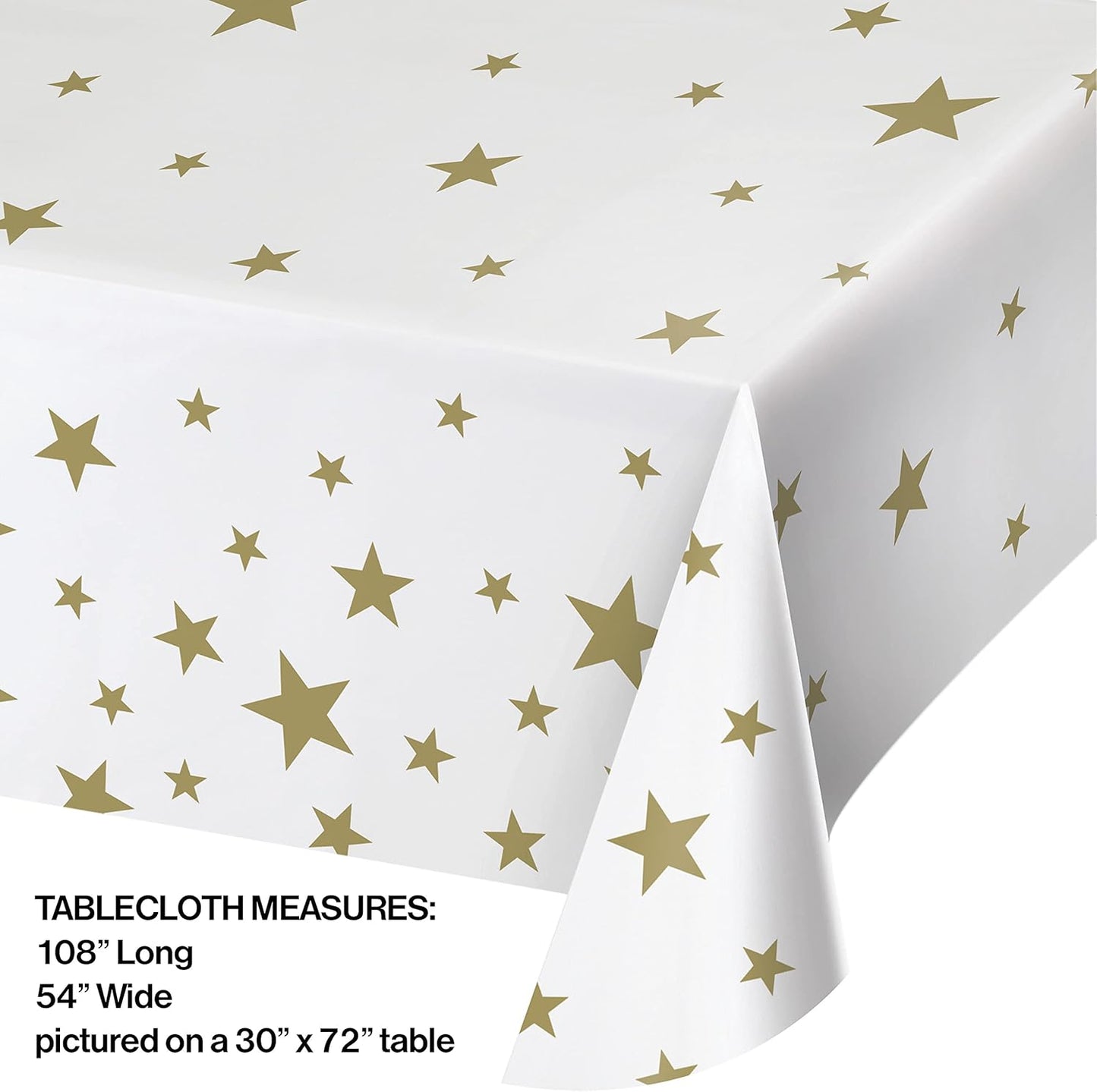 Mantel Blanco Estrellas (x1u)