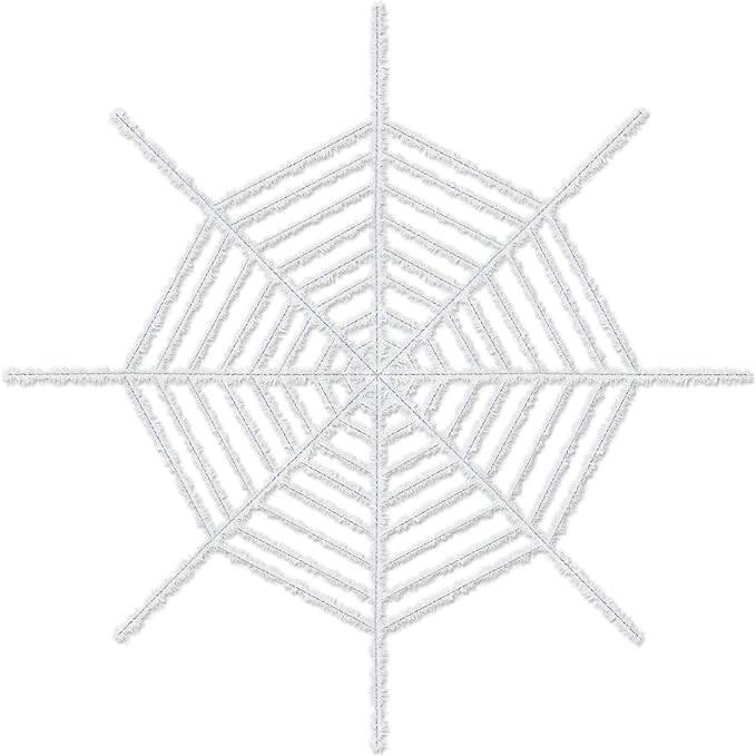 White Giant Halloween Spider Web - 36 Sq. Ft. (x1u)