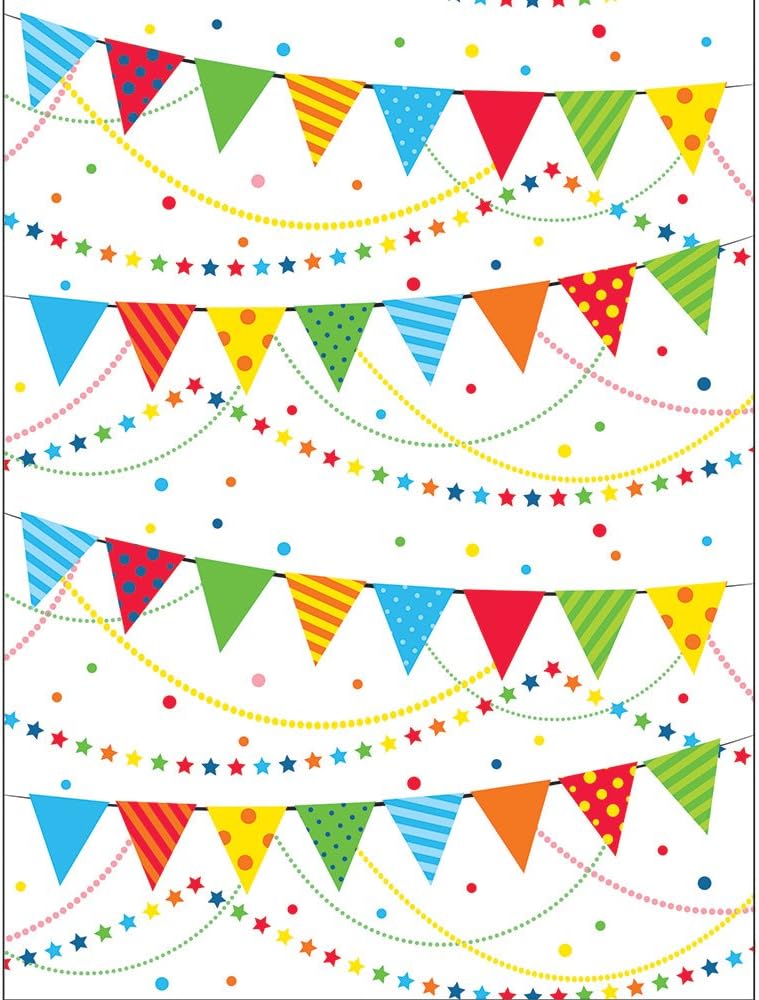 Photobooth Backdrop Banderines Multicolor 6ft (x1u)
