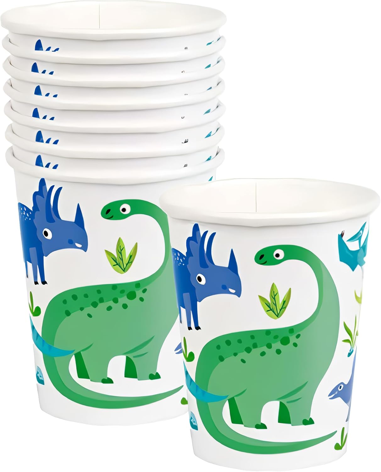 Vasos Dinosaurio 9oz (x8u)