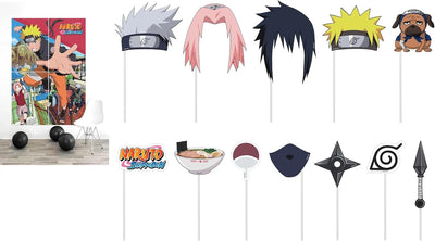 Naruto Backdrop y Photo Props