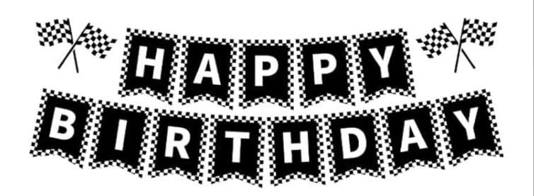 Formula 1 - Banner Happy Birthday (x1u)