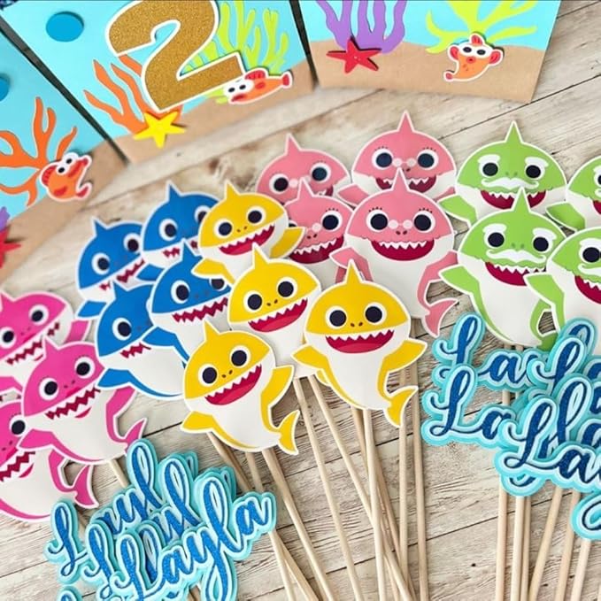Baby Shark Cutouts (x12u)