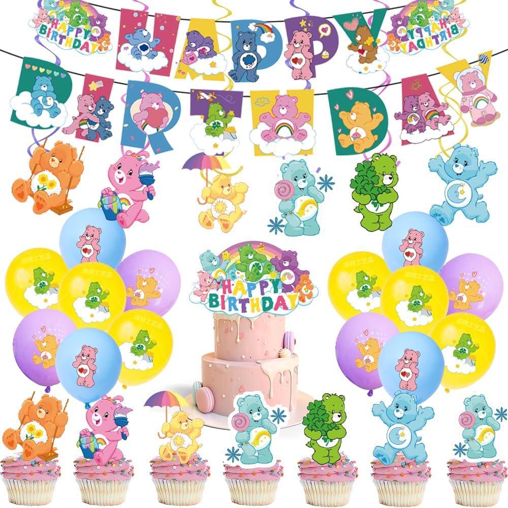 Care Bear Birthday Decoration (x1u)