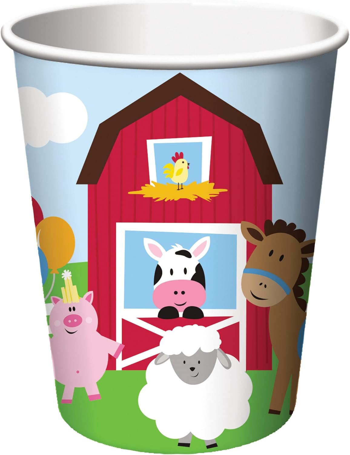 Farm Animals Granja Vasos 9oz (x8u)