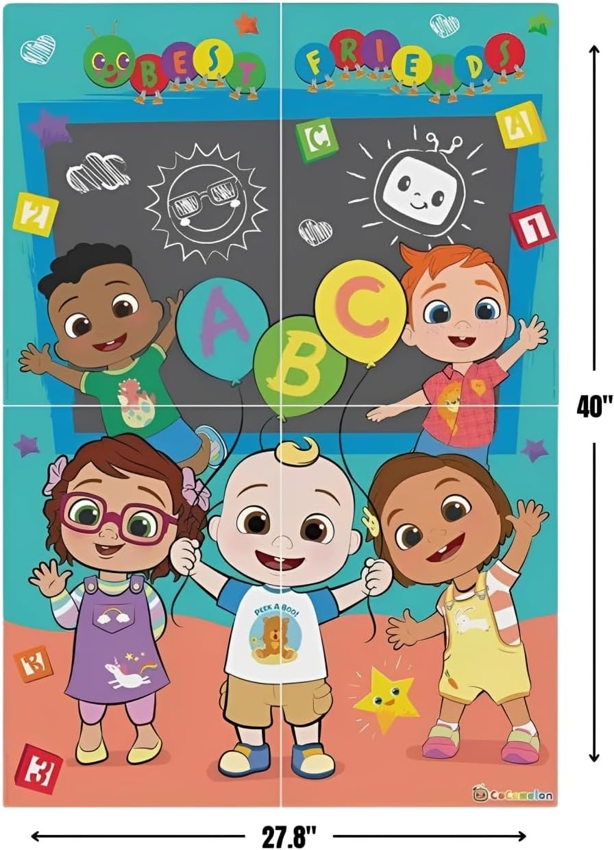 Cocomelon Backdrop with Photo Props