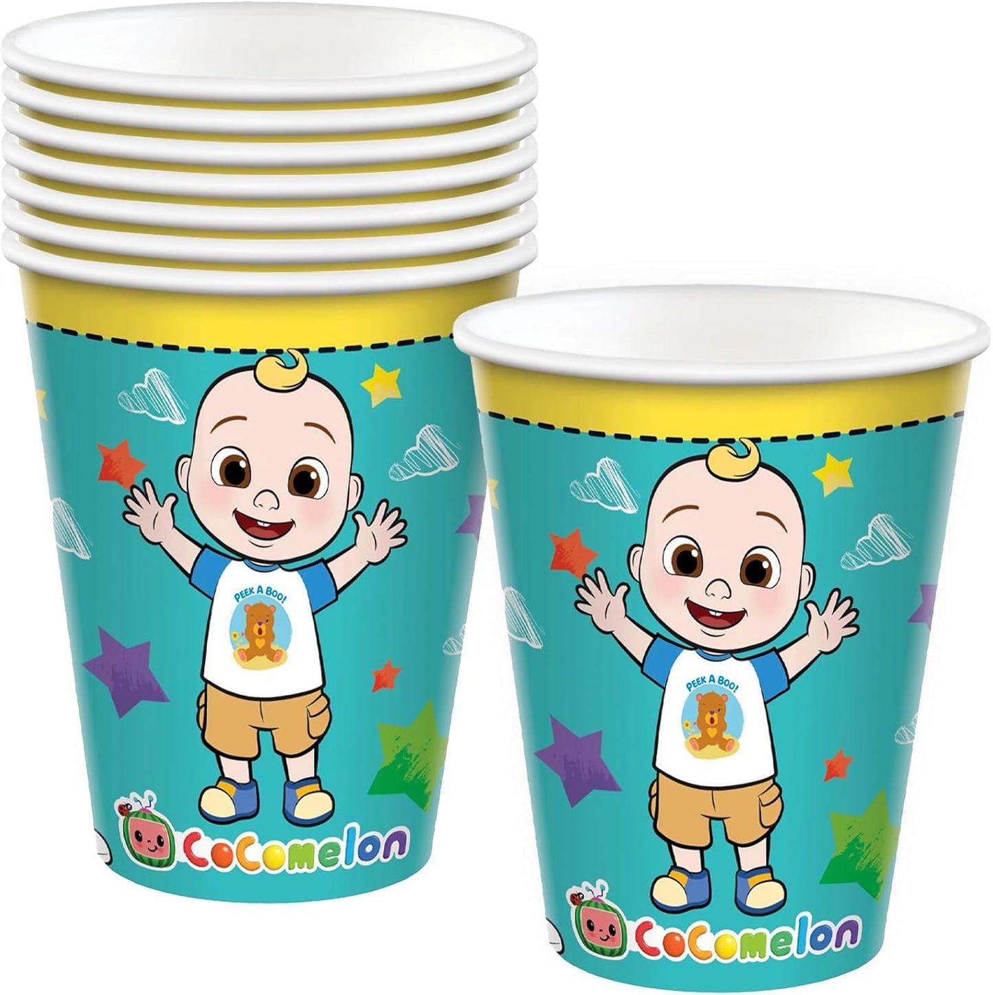 Cocomelon Vasos 9oz (x8u)