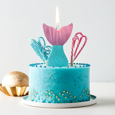 Mermaid Tail Candle Sirena (x1u)