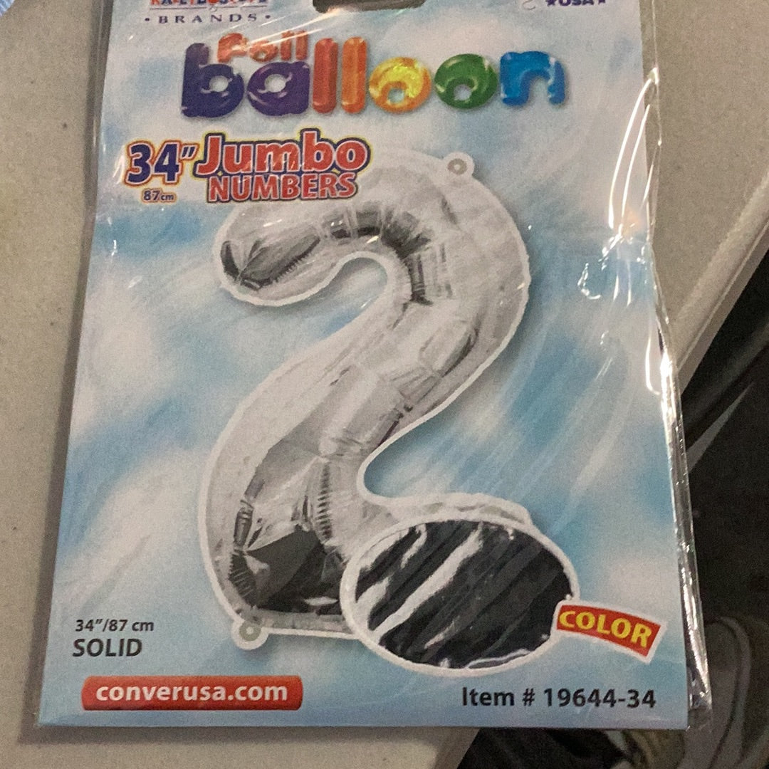 Globo jumbo #2 silver