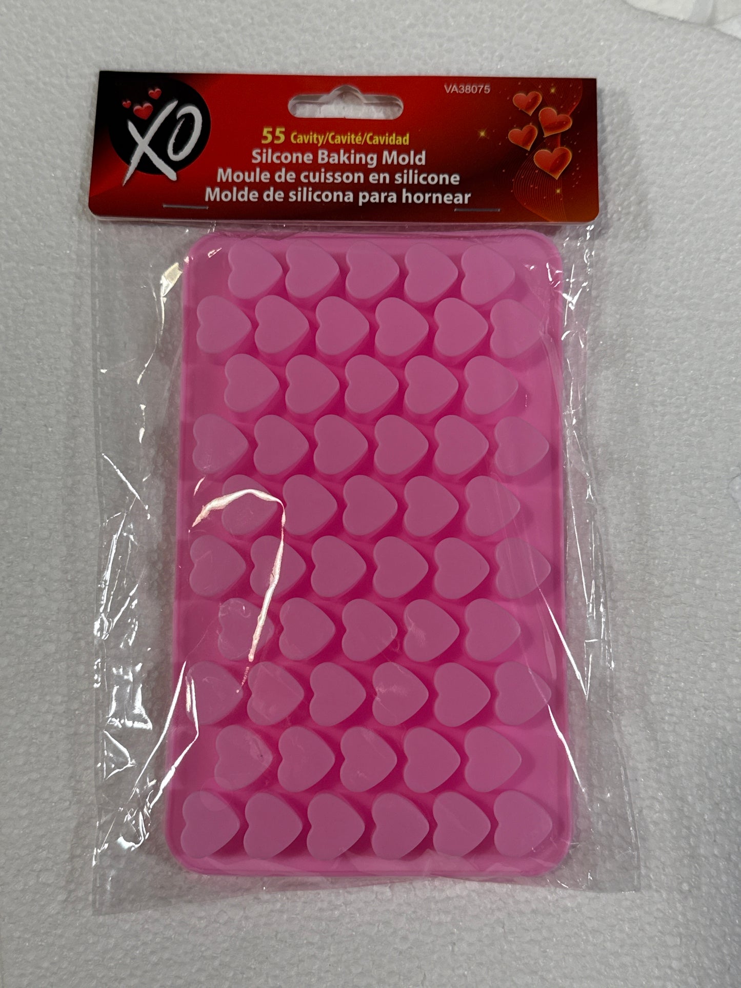 Molde de Silicona para Corazones de San Valentín - 55 Cavidades