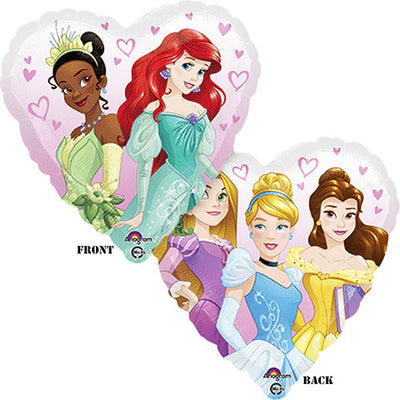 Disney Princess Heart Foil Balloon 18”