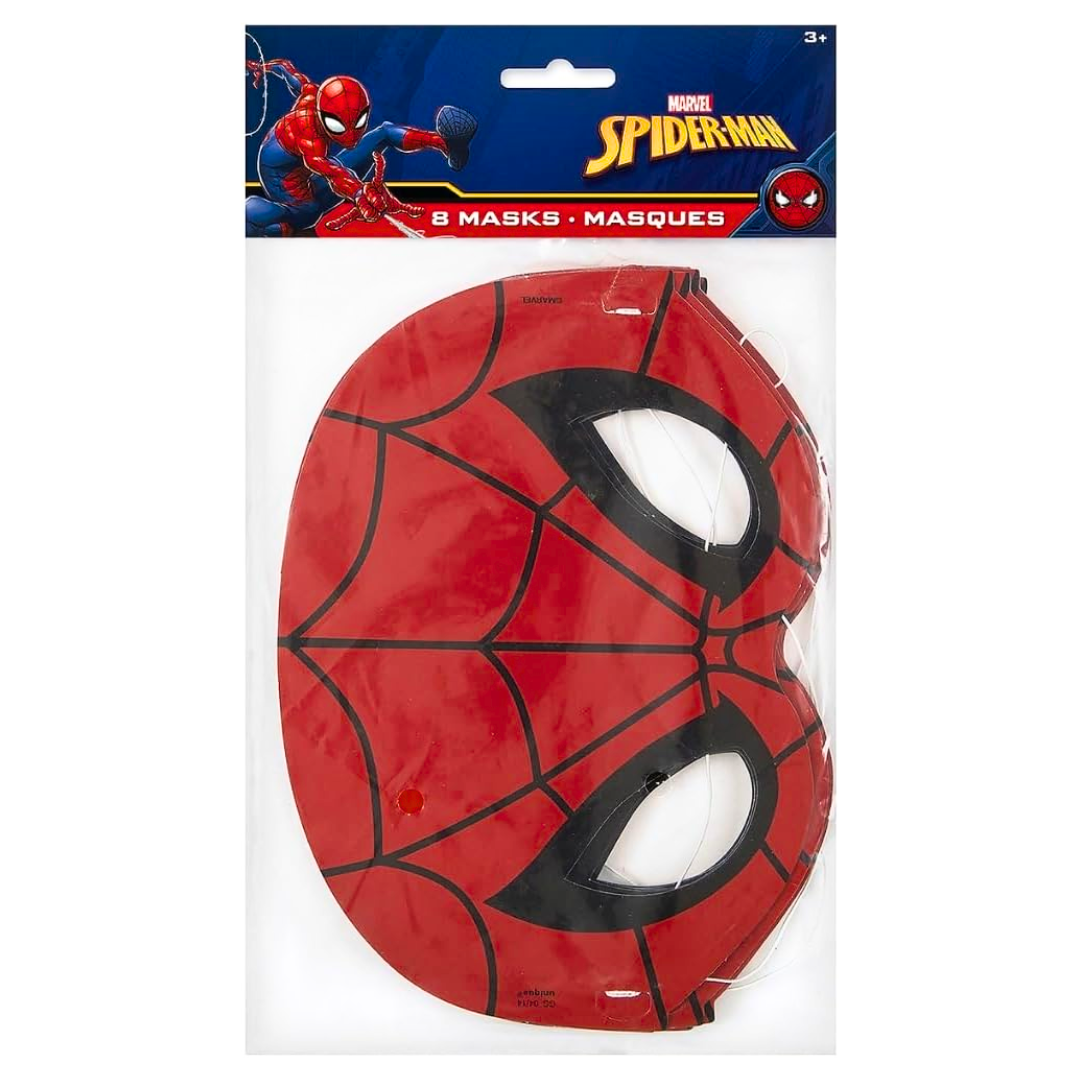Spiderman Paper Masks (x8u)