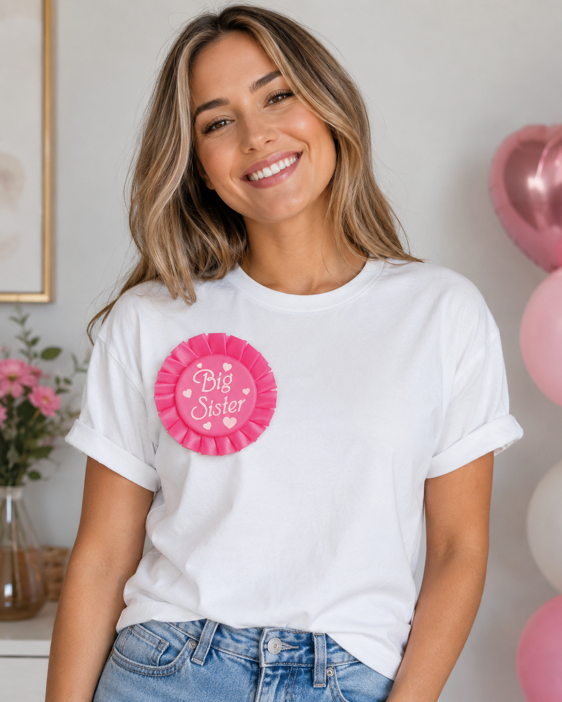 Big Sister Satin Button (x1u)