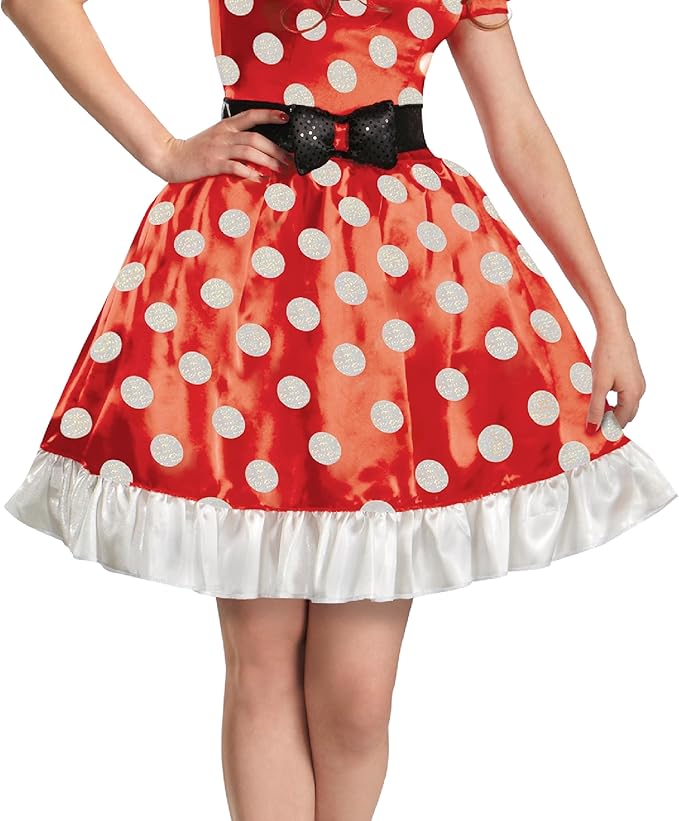 Red Minnie Classic Adult Costume