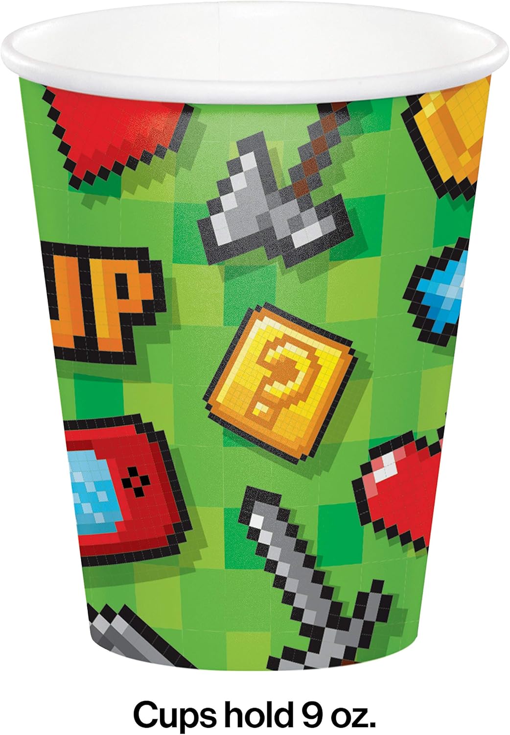 Gaming Vasos 9oz (x8u)