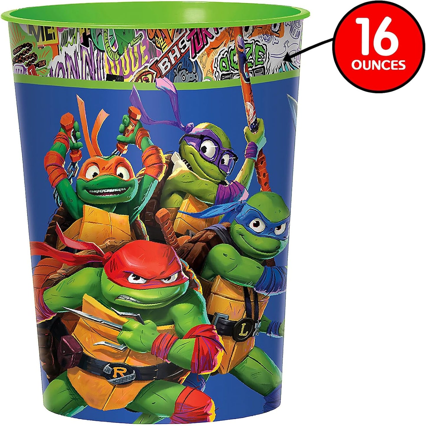 Teenage Mutant Ninja Turtles Favor Cups 16oz (x1u)