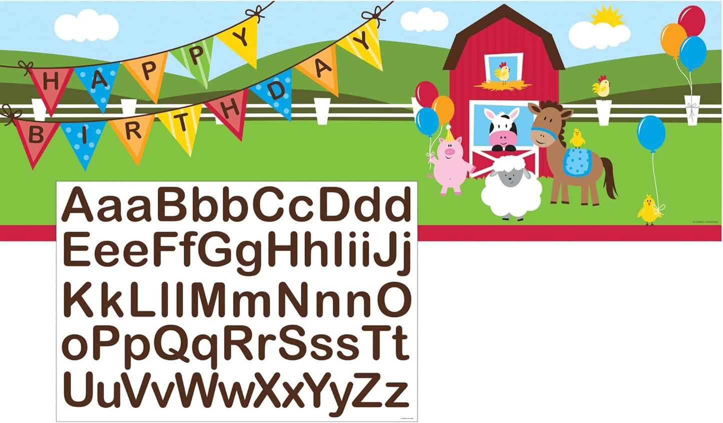 Farm Giant Banner Customizable Granja (x1u)