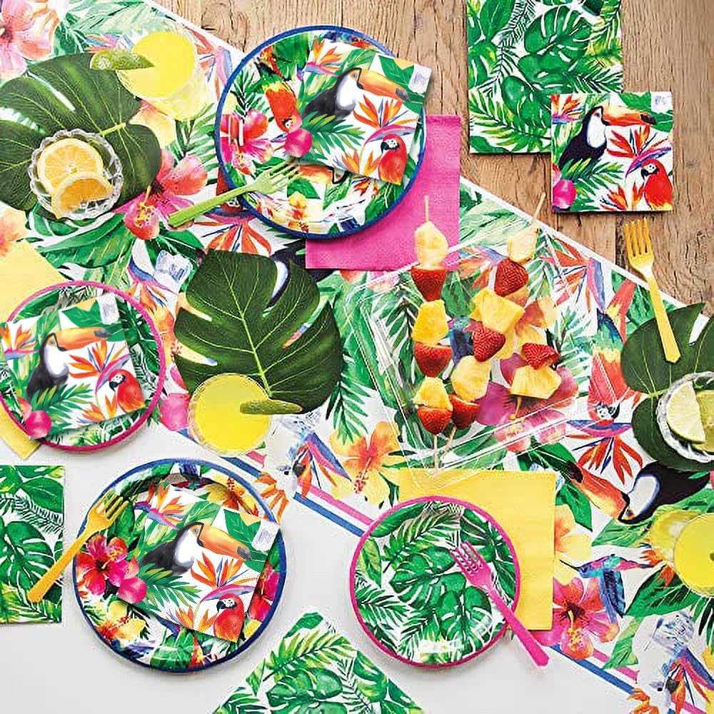 Palm Tropical Lunch Napkins (x16u)