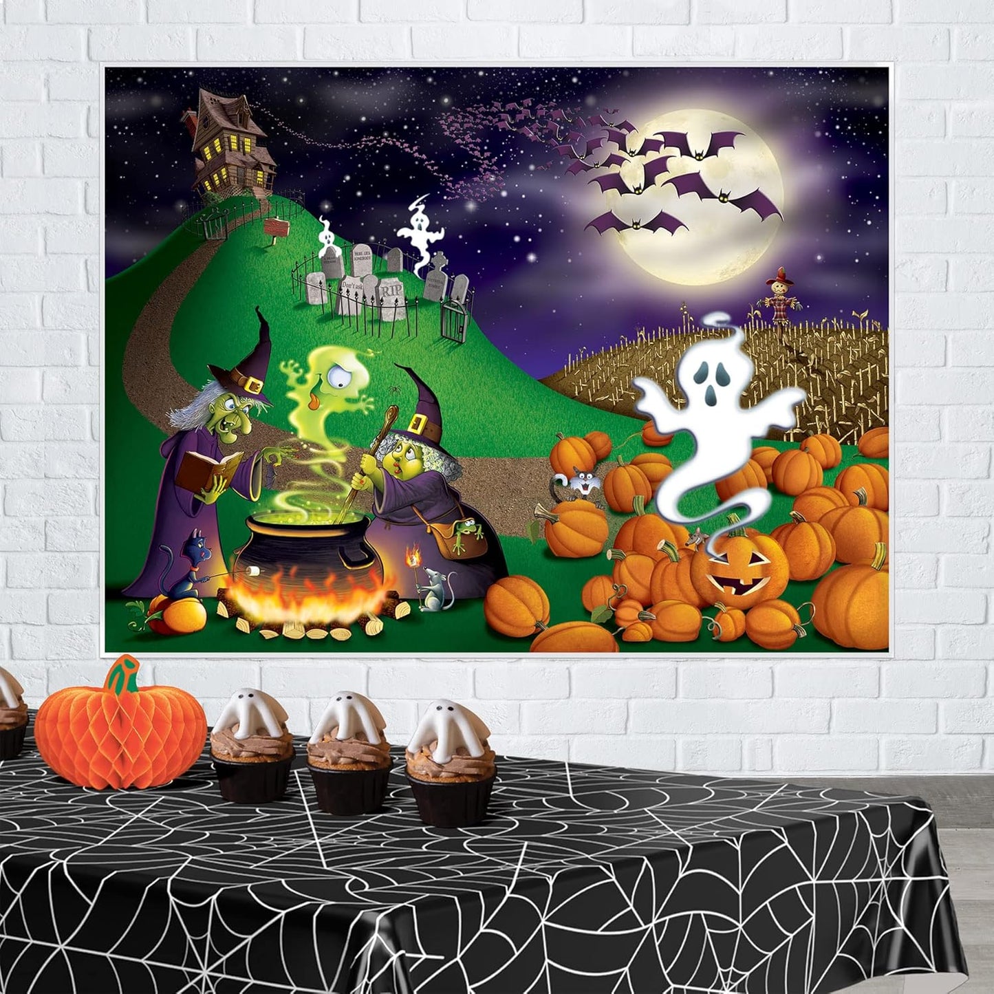 Halloween Mural Pared 5x6ft (x1u)