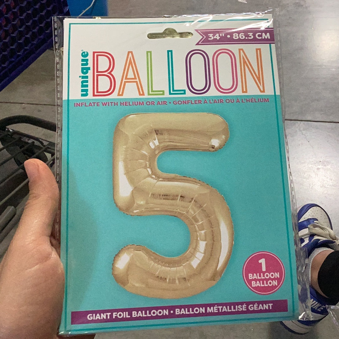 Globo Jumbo #5 White Gold