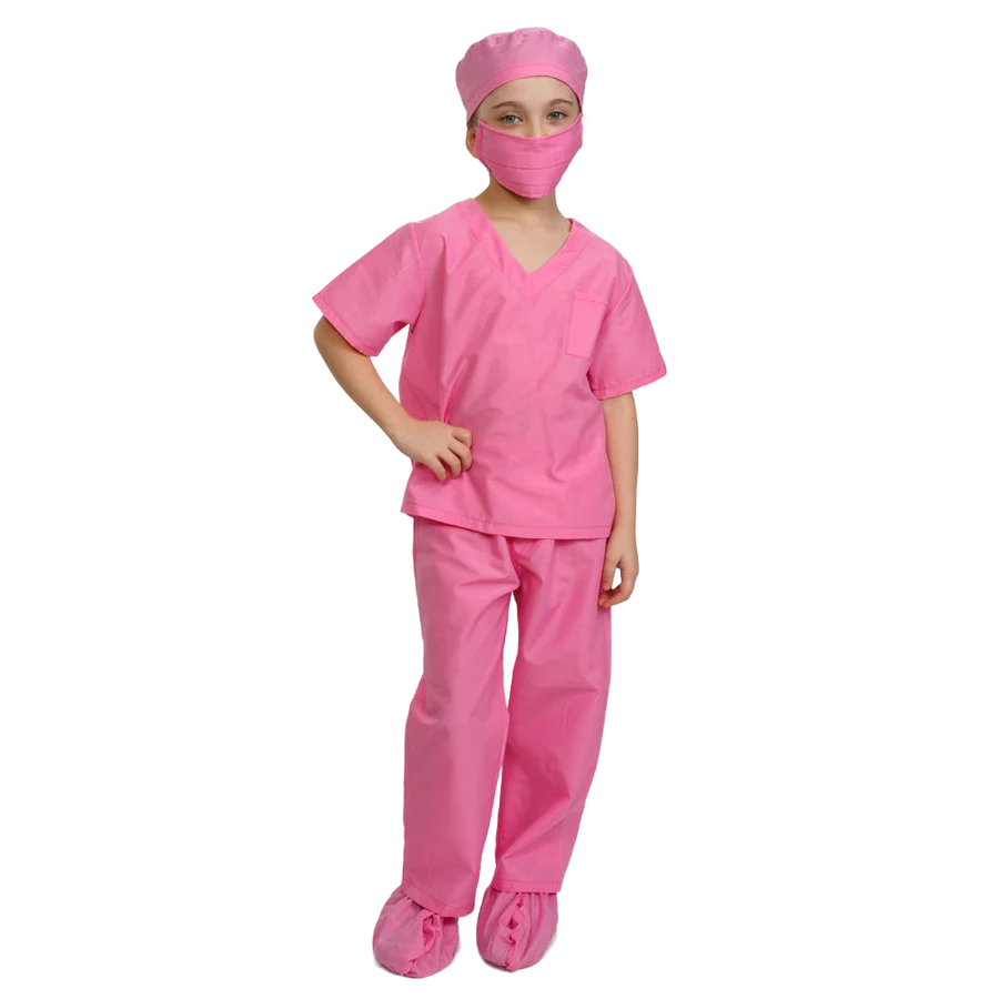 Pink Doctor Scrubs Costume