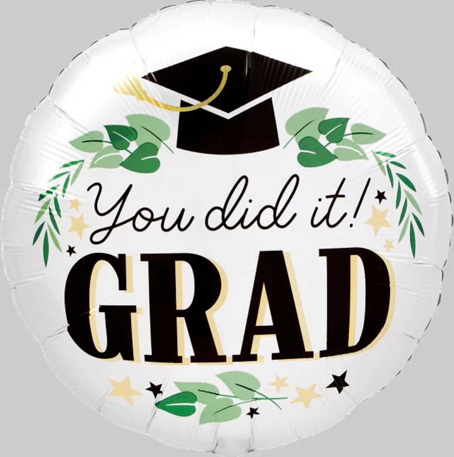 You did it! Grad Foil Balloon 18”