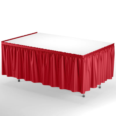 Table Skirt Red (x1u)