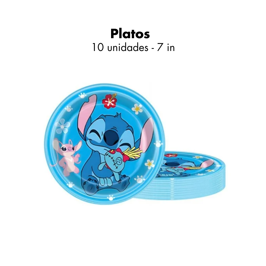 Stitch Platos 7" (x10u)