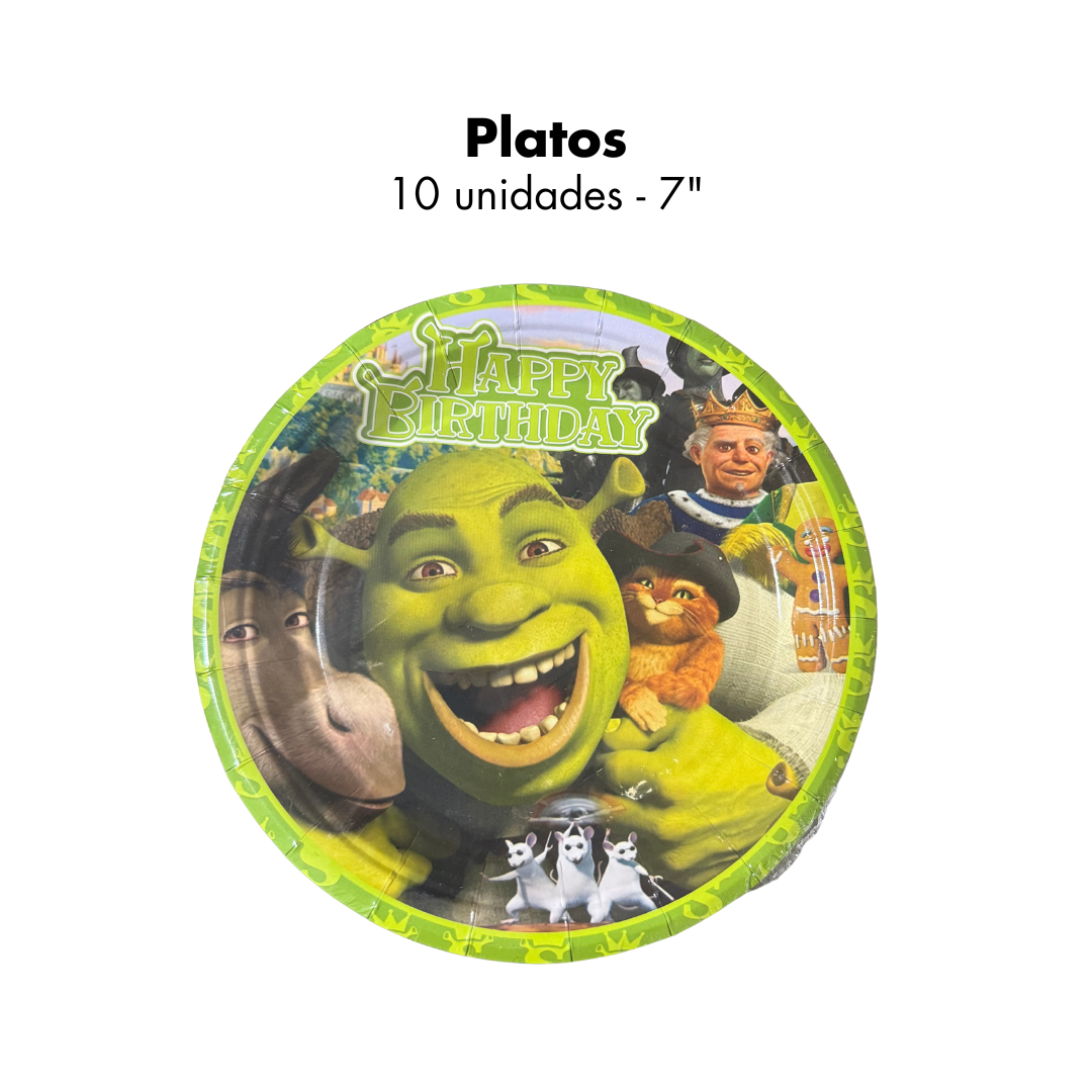 Shrek Platos 7" (x10u)