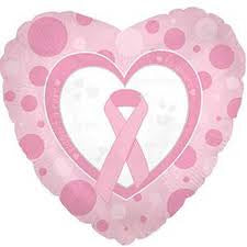 Breast Cancer Pink Ribbon Foil Balloon 18”