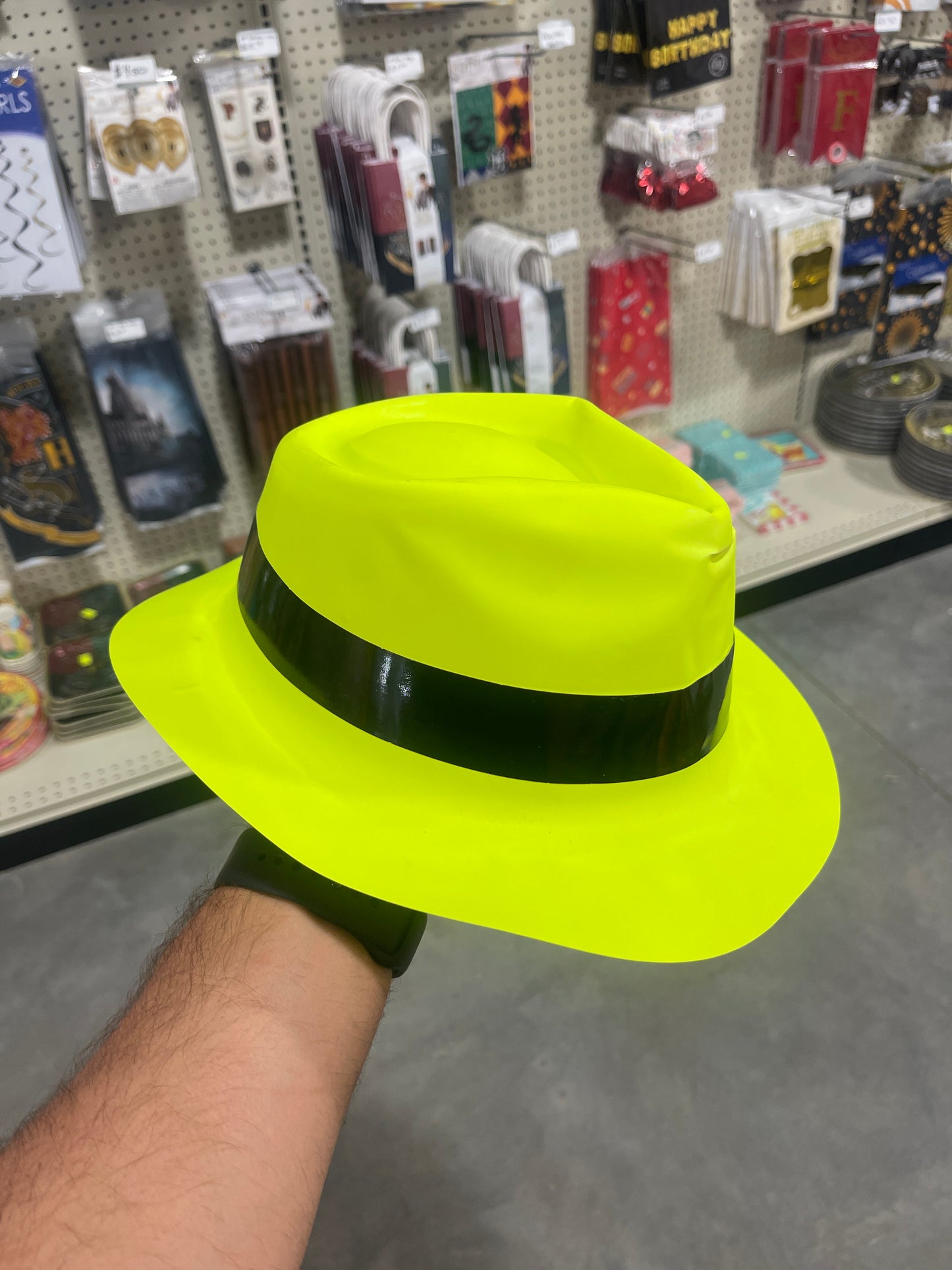 Sombrero Neon Plastico