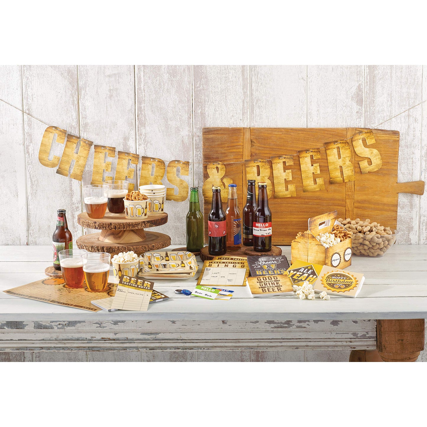 Beers & Cheers Letter Banner (x1u)