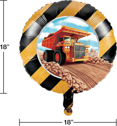 Globo Foil Camión de Construcción 18"