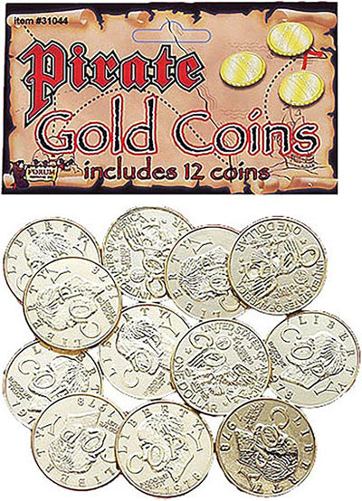Pirate Gold Coins (x12u)