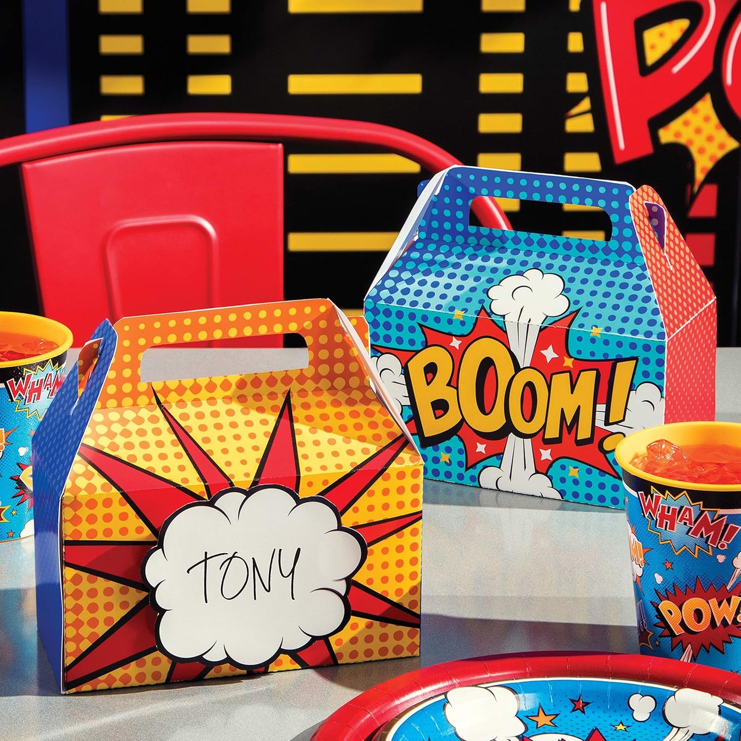 Super Hero Party Treat Bags (x4u)
