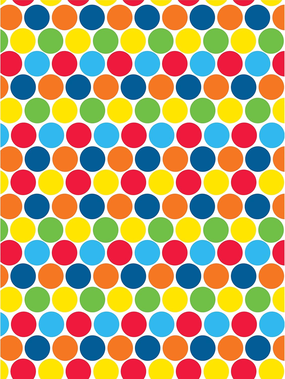 Photobooth Backdrop Colour Dots 6ft (x1u)