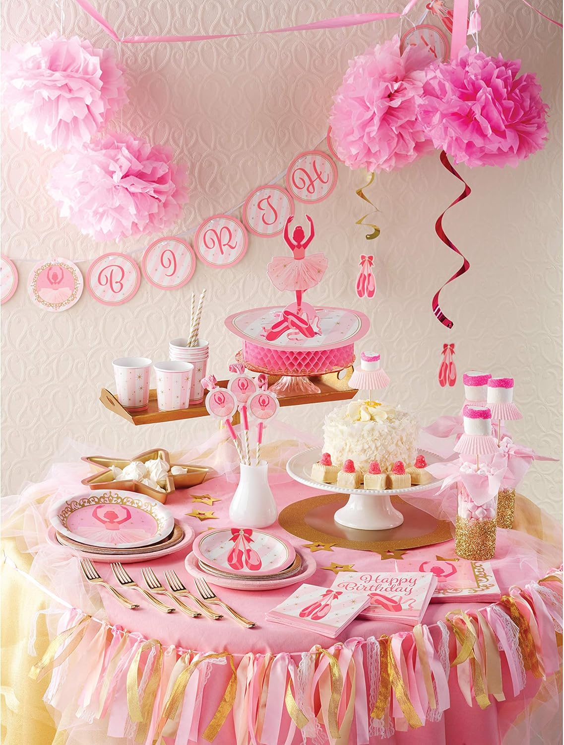 Twinkle Toes Ballet Beverage Napkins (x16u)