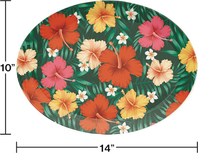 Tropical Plato Ovalado Hawai (x1u)