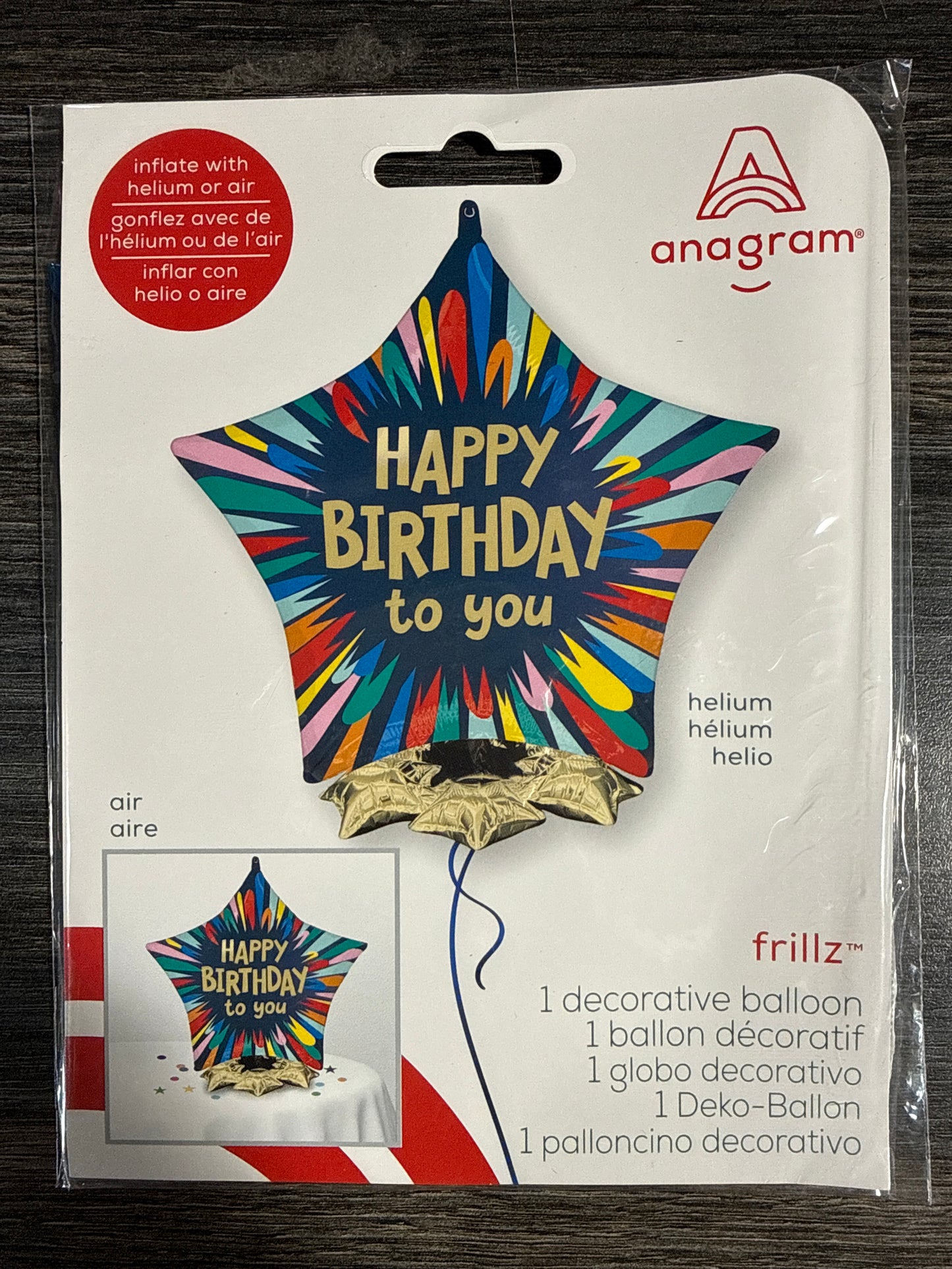 Foil Satin Birthday Blast Balloon