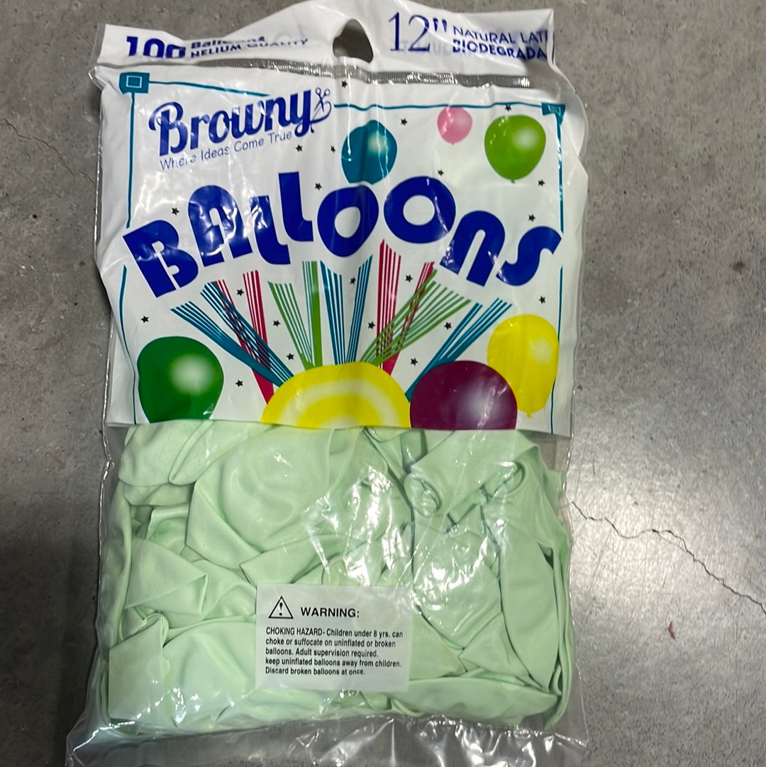 Globo 12” 100pcs - Macaron Green