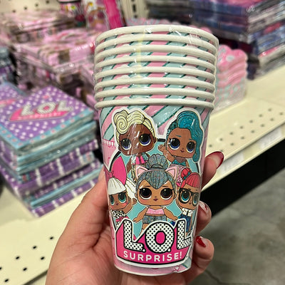 L.O.L Vasos 9oz (x8u)